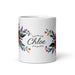 Chloe Exclusive Name Art Piece Home Office Work Coffee Mug Mexican Spanish Pride Gift Cup One-Of-A-Kind Calligraphy White Glossy | CMug17 Mexicada