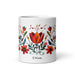 Chloe Exclusive Name Art Piece Home Office Work Coffee Mug Mexican Spanish Pride Gift Cup One-Of-A-Kind Calligraphy White Glossy Mug | C10 Mexicada