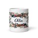 Chloe Exclusive Name Art Piece Home Office Work Coffee Mug Mexican Spanish Pride Gift Cup One-Of-A-Kind Calligraphy White Glossy Mug | C11 Mexicada