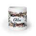 Chloe Exclusive Name Art Piece Home Office Work Coffee Mug Mexican Spanish Pride Gift Cup One-Of-A-Kind Calligraphy White Glossy Mug | C11 Mexicada