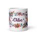 Chloe Exclusive Name Art Piece Home Office Work Coffee Mug Mexican Spanish Pride Gift Cup One-Of-A-Kind Calligraphy White Glossy Mug | C13 Mexicada