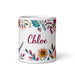 Chloe Exclusive Name Art Piece Home Office Work Coffee Mug Mexican Spanish Pride Gift Cup One-Of-A-Kind Calligraphy White Glossy Mug | C16 Mexicada