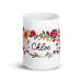 Chloe Exclusive Name Art Piece Home Office Work Coffee Mug Mexican Spanish Pride Gift Cup One-Of-A-Kind Calligraphy White Glossy Mug | C20 Mexicada