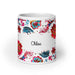 Chloe Exclusive Name Art Piece Home Office Work Coffee Mug Mexican Spanish Pride Gift Cup One-Of-A-Kind Calligraphy White Glossy Mug | C23 Mexicada