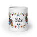 Chloe Exclusive Name Art Piece Home Office Work Coffee Mug Mexican Spanish Pride Gift Cup One-Of-A-Kind Calligraphy White Glossy Mug | C25 Mexicada