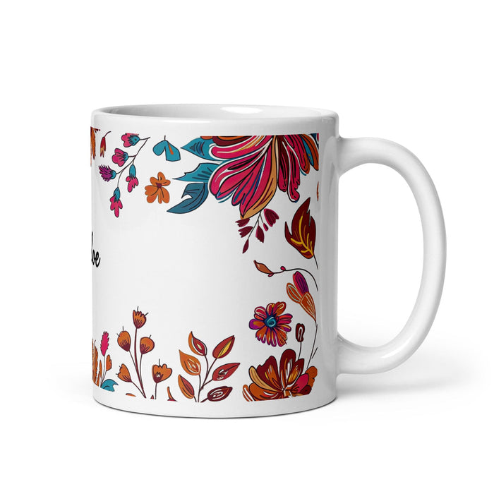 Chloe Exclusive Name Art Piece Home Office Work Coffee Mug Mexican Spanish Pride Gift Cup One-Of-A-Kind Calligraphy White Glossy Mug | C29 Mexicada 11 oz