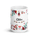 Chloe Exclusive Name Art Piece Home Office Work Coffee Mug Mexican Spanish Pride Gift Cup One-Of-A-Kind Calligraphy White Glossy Mug | C4 Mexicada