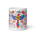 Chloe Exclusive Name Art Piece Home Office Work Coffee Mug Mexican Spanish Pride Gift Cup One-Of-A-Kind Calligraphy White Glossy Mug | C5 Mexicada