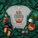 Christmas en Chanclas Funny Mexican Holiday Shirt with Sombrero Flip Flops Cactus Poinsettia Cocoa Mug Tamales, Spanish English Spanglish Festive Tee, Unisex Christmas Gift Idea Mexicada