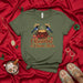 Christmas en Chisme Mode T-Shirt, Funny Mexican Bird Sombrero Hot Chocolate Xmas Tee, Spanish-English Holiday Gift Shirt, Latina Chismosa Navidad Graphic Top, Festive Family Party Outfit Mexicada