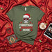 Christmas En Desmadre Mode Sugar Skull Shirt, Funny Mexican Christmas T-Shirt, Santa Hat Calavera Tee, Xmas Lights Poinsettia Graphic Holiday Unisex Apparel, Desmadre Mode Tee Gift Mexicada