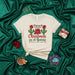 Christmas En El Barrio Shirt, Feliz Navidad Poinsettia Cactus T-Shirt, Spanish English Holiday Tee, Merry Christmas in the Neighborhood Latinx Gift, Festive Fiesta Style Mexicada