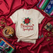 Christmas en Spanglish Shirt, Funny Latino Christmas T-Shirt, Poinsettia Lights Serape Fiesta, Mexican Holiday Tee, Unisex Spanglish Xmas Gift, Cute Navidad Shirt Mexicada