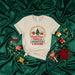 Christmas + Familia = Guaranteed Chisme T-Shirt, Funny Latino Christmas Shirt, Hispanic Family Holiday Tee, Guaranteed Gossip Gift Idea, Men's and Women's Unisex Graphic Top, Navidad Saying Shirt Mexicada