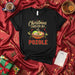 Christmas Fueled by Pozole Shirt, Funny Mexican Food Tee, Holiday Tamale Christmas Eve Dinner T-Shirt, Fiesta Navidad Gift for Pozole Lovers, Unisex Black T-Shirt Mexicada