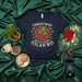 Christmas with Extra Cilantro Shirt, Funny Holiday Foodie T-Shirt, Mexican Fiesta Christmas Tee, Cute Cilantro & Chili Pepper Graphic T-Shirt, Feliz Navidad Apparel, Dark Navy Unisex Gift Tee Mexicada