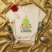 Christmas with Extra Limon T-Shirt, Funny Holiday Lime Margarita Drink Tee, Unisex Mexican Fiesta Xmas Party Shirt, Unique Citrus Poinsettia Gift Idea Mexicada