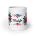 Christopher Exclusive Name Art Piece Home Office Work Coffee Mug Mexican Spanish Pride Gift Cup One-Of-A-Kind Calligraphy White Glossy Mug | C1 Mexicada