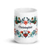 Christopher Exclusive Name Art Piece Home Office Work Coffee Mug Mexican Spanish Pride Gift Cup One-Of-A-Kind Calligraphy White Glossy Mug | C19 Mexicada