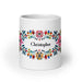 Christopher Exclusive Name Art Piece Home Office Work Coffee Mug Mexican Spanish Pride Gift Cup One-Of-A-Kind Calligraphy White Glossy Mug | C20 Mexicada