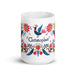 Christopher Exclusive Name Art Piece Home Office Work Coffee Mug Mexican Spanish Pride Gift Cup One-Of-A-Kind Calligraphy White Glossy Mug | C21 Mexicada