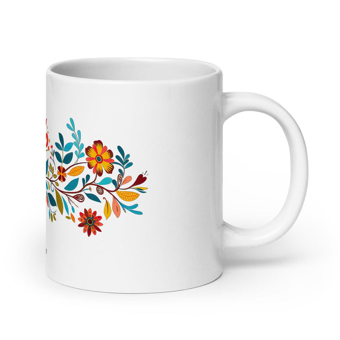 Christopher Exclusive Name Art Piece Home Office Work Coffee Mug Mexican Spanish Pride Gift Cup One-Of-A-Kind Calligraphy White Glossy Mug | C24 Mexicada 20 oz