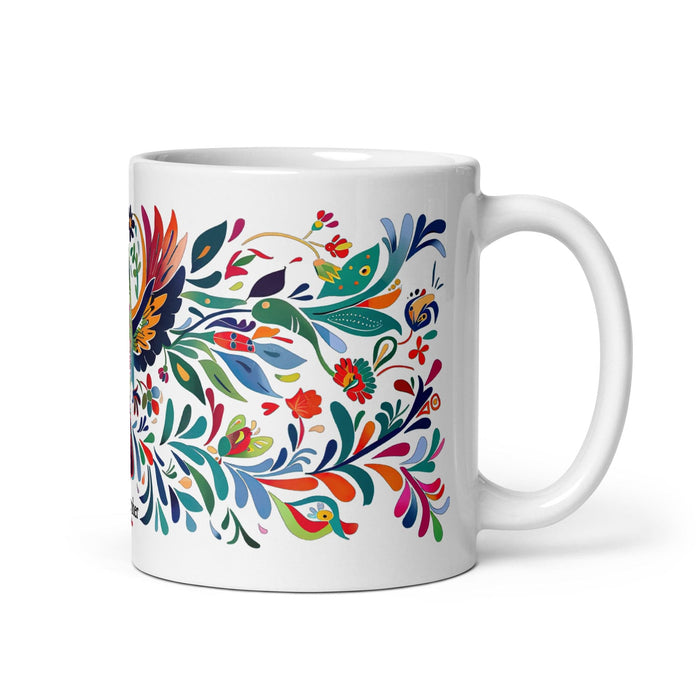 Christopher Exclusive Name Art Piece Home Office Work Coffee Mug Mexican Spanish Pride Gift Cup One-Of-A-Kind Calligraphy White Glossy Mug | C5 Mexicada 11 oz