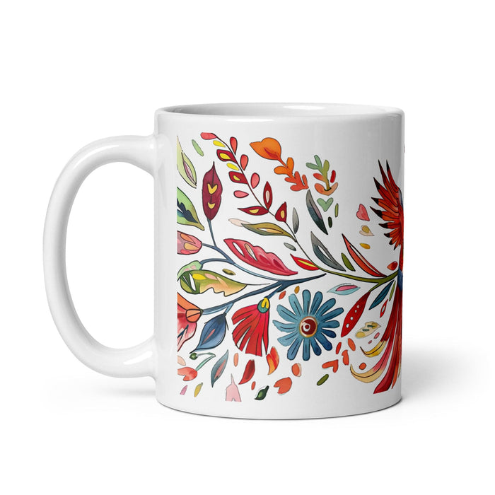 Christopher Exclusive Name Art Piece Home Office Work Coffee Mug Mexican Spanish Pride Gift Cup One-Of-A-Kind Calligraphy White Glossy Mug | C6 Mexicada