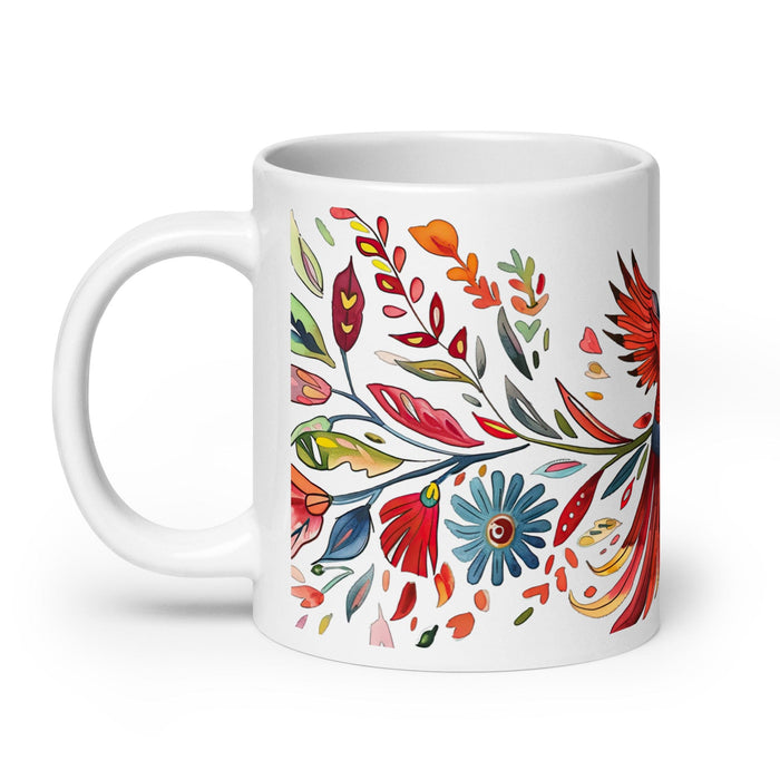 Christopher Exclusive Name Art Piece Home Office Work Coffee Mug Mexican Spanish Pride Gift Cup One-Of-A-Kind Calligraphy White Glossy Mug | C6 Mexicada