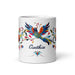 Cinthia Exclusive Name Art Piece Home Office Work Coffee Mug Mexican Spanish Pride Gift Cup One-Of-A-Kind Calligraphy White Glossy Mug | C16 Mexicada