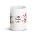 Cinthia Exclusive Name Art Piece Home Office Work Coffee Mug Mexican Spanish Pride Gift Cup One-Of-A-Kind Calligraphy White Glossy Mug | C20 Mexicada