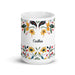 Cinthia Exclusive Name Art Piece Home Office Work Coffee Mug Mexican Spanish Pride Gift Cup One-Of-A-Kind Calligraphy White Glossy Mug | C5 Mexicada