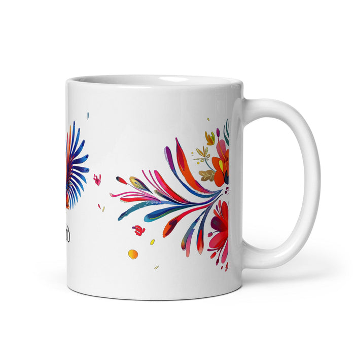 Ciro Exclusive Name Art Piece Home Office Work Coffee Mug Mexican Spanish Pride Gift Cup One-Of-A-Kind Calligraphy White Glossy Mug | C13 Mexicada 11 oz