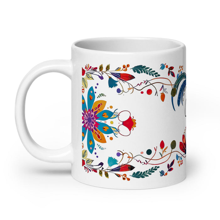 Ciro Exclusive Name Art Piece Home Office Work Coffee Mug Mexican Spanish Pride Gift Cup One-Of-A-Kind Calligraphy White Glossy Mug | C18 Mexicada