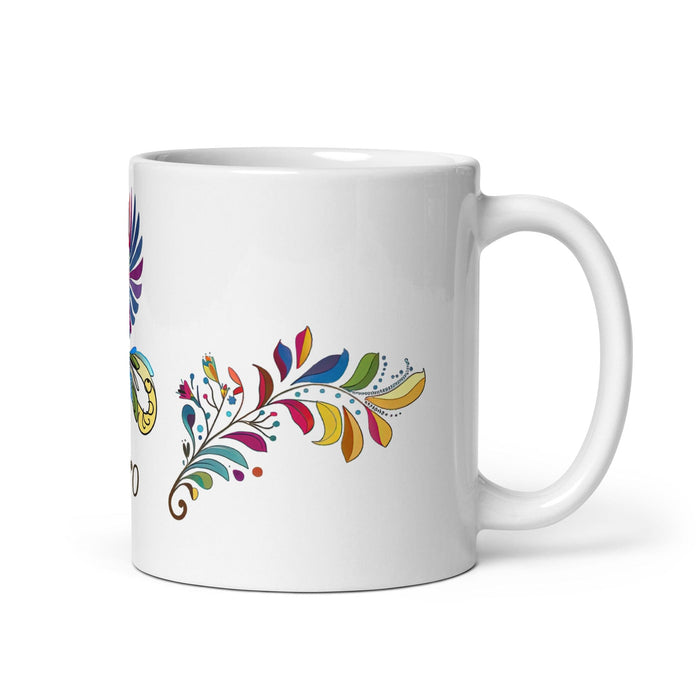 Ciro Exclusive Name Art Piece Home Office Work Coffee Mug Mexican Spanish Pride Gift Cup One-Of-A-Kind Calligraphy White Glossy Mug | C2 Mexicada 11 oz