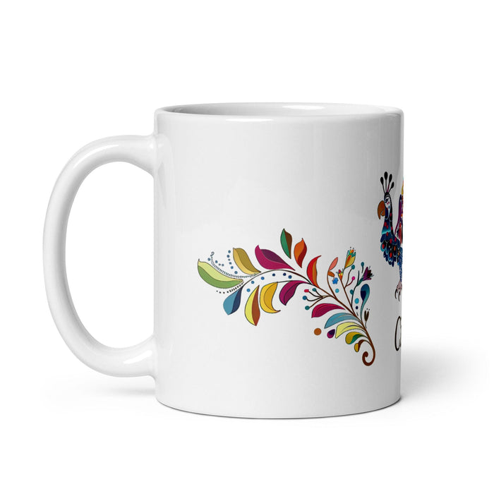 Ciro Exclusive Name Art Piece Home Office Work Coffee Mug Mexican Spanish Pride Gift Cup One-Of-A-Kind Calligraphy White Glossy Mug | C2 Mexicada