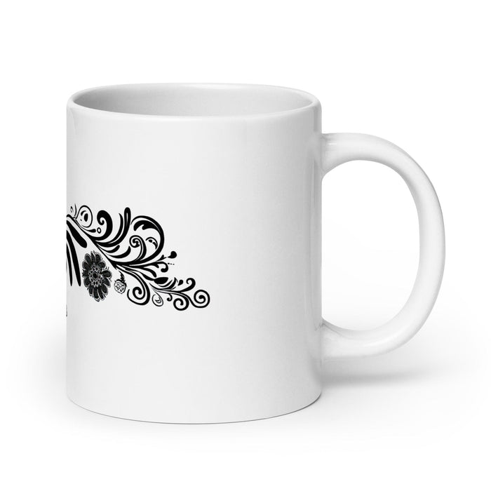 Ciro Exclusive Name Art Piece Home Office Work Coffee Mug Mexican Spanish Pride Gift Cup One-Of-A-Kind Calligraphy White Glossy Mug | C6 Mexicada 20 oz