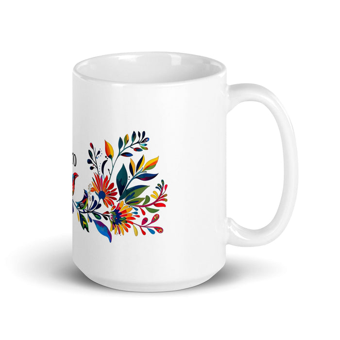 Ciro Exclusive Name Art Piece Home Office Work Coffee Mug Mexican Spanish Pride Gift Cup One-Of-A-Kind Calligraphy White Glossy Mug | C7 Mexicada 15 oz