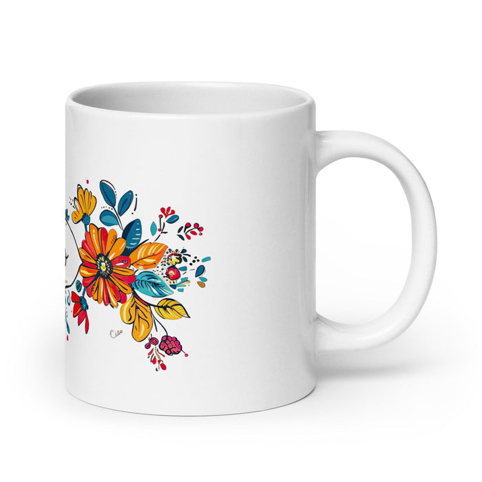 Ciro Exclusive Name Art Piece Home Office Work Coffee Mug Mexican Spanish Pride Gift Cup One-Of-A-Kind Calligraphy White Glossy Mug | C8 Mexicada 20 oz