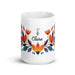 Claire Exclusive Name Art Piece Home Office Work Coffee Mug Mexican Spanish Pride Gift Cup One-Of-A-Kind Calligraphy White Glossy Mug | C19 Mexicada