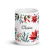 Claire Exclusive Name Art Piece Home Office Work Coffee Mug Mexican Spanish Pride Gift Cup One-Of-A-Kind Calligraphy White Glossy Mug | C23 Mexicada