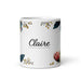 Claire Exclusive Name Art Piece Home Office Work Coffee Mug Mexican Spanish Pride Gift Cup One-Of-A-Kind Calligraphy White Glossy Mug | C28 Mexicada