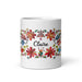 Claire Exclusive Name Art Piece Home Office Work Coffee Mug Mexican Spanish Pride Gift Cup One-Of-A-Kind Calligraphy White Glossy Mug | C4 Mexicada