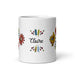 Claire Exclusive Name Art Piece Home Office Work Coffee Mug Mexican Spanish Pride Gift Cup One-Of-A-Kind Calligraphy White Glossy Mug | C9 Mexicada