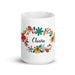 Clarisa Exclusive Name Art Piece Home Office Work Coffee Mug Mexican Spanish Pride Gift Cup One-Of-A-Kind Calligraphy White Glossy Mug | C1 Mexicada