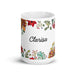 Clarisa Exclusive Name Art Piece Home Office Work Coffee Mug Mexican Spanish Pride Gift Cup One-Of-A-Kind Calligraphy White Glossy Mug | C10 Mexicada