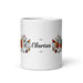 Clarisa Exclusive Name Art Piece Home Office Work Coffee Mug Mexican Spanish Pride Gift Cup One-Of-A-Kind Calligraphy White Glossy Mug | C12 Mexicada