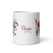 Clarisa Exclusive Name Art Piece Home Office Work Coffee Mug Mexican Spanish Pride Gift Cup One-Of-A-Kind Calligraphy White Glossy Mug | C16 Mexicada