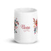 Clarisa Exclusive Name Art Piece Home Office Work Coffee Mug Mexican Spanish Pride Gift Cup One-Of-A-Kind Calligraphy White Glossy Mug | C16 Mexicada