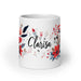 Clarisa Exclusive Name Art Piece Home Office Work Coffee Mug Mexican Spanish Pride Gift Cup One-Of-A-Kind Calligraphy White Glossy Mug | C21 Mexicada